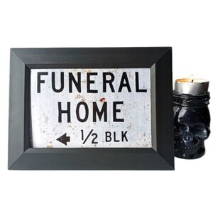 Funeral Mortuary MementoMori Dark Goth Home Decor Weird strange bizarre Fun Art
